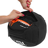 Насипна гиря пісочна SandBell Crossfit Zelart Чорний (вага 15 кг) TA-7823-15-1, фото 3