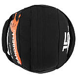 Насипна гиря пісочна SandBell Crossfit Zelart Чорний (вага 15 кг) TA-7823-15-1, фото 4