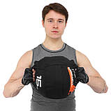 Насипна гиря пісочна SandBell Crossfit Zelart Чорний (вага 15 кг) TA-7823-15-1, фото 9