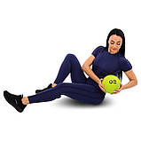 Слембол набивний м'яч для кросфіту та фітнесу Slam Ball Mdbuddy Салатовий (вага 2 кг) FI-1774-2, фото 2