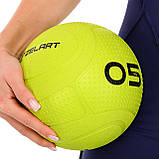 Слембол набивний м'яч для кросфіту та фітнесу Slam Ball Mdbuddy Салатовий (вага 5 кг) FI-1774-5, фото 3