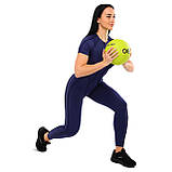 Слембол набивний м'яч для кросфіту та фітнесу Slam Ball Mdbuddy Салатовий (вага 8 кг) FI-1774-8, фото 5