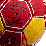 М'яч гандбольний BALLONSTAR Червоний-Жовтий (розмір 1) HB-62, фото 2