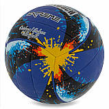 М'яч волейбольний HARD TOUCH Синій-чорний (розмір 5) VB-7978, фото 4