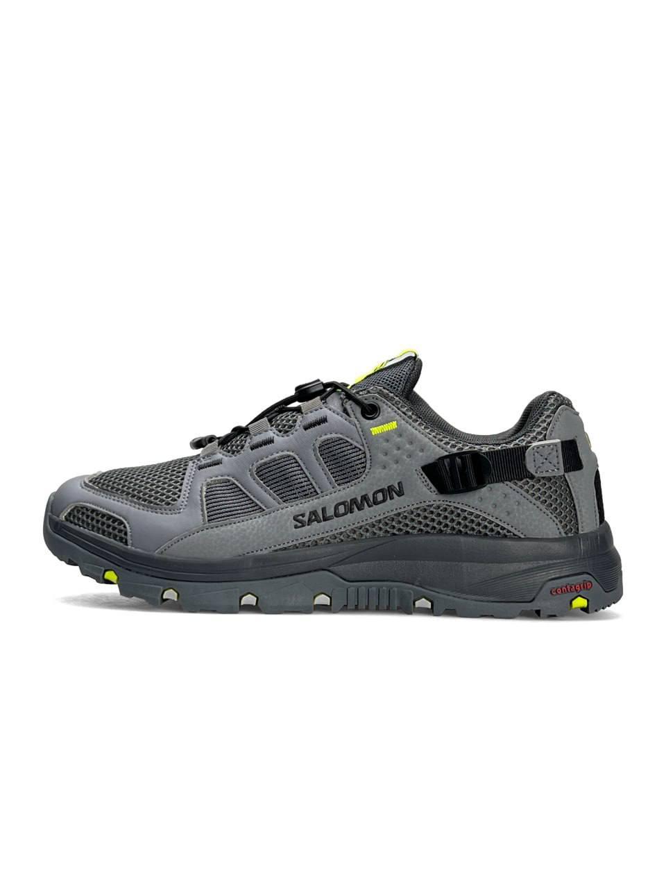 Чоловічі текстильні кросівки Salomon Tech Amphib 5 Grey, кеди сітка текстильні 41