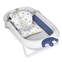 Ванночка дитяча El Camino ME 1105 CROWN Deep Blue з матрациком