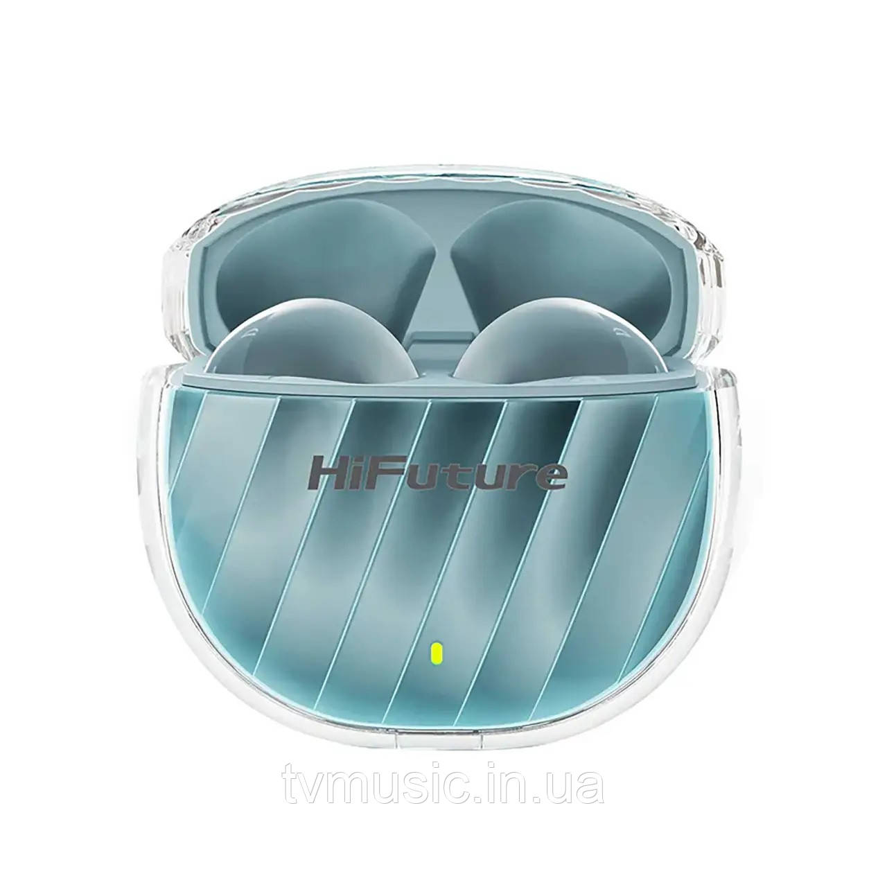 Бездротові навушники HiFuture FlyBuds 3 Blue, фото 1