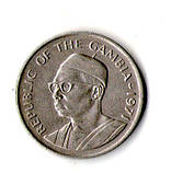 Гамбія 50 бутутів, 1971 Мідно-нікелевий сплав, 11.3g, ø 28.5mm №2200, фото 3