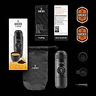 Портативна еспресо-кавоварка Wacaco Minipresso GR, механічна, для меленої кави, фото 2