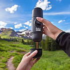 Портативна еспресо-кавоварка Wacaco Minipresso GR, механічна, для меленої кави, фото 4