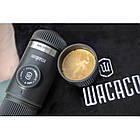 Портативна еспресо-кавоварка Wacaco Nanopresso сіра, механічна, для меленої кави, фото 4