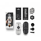 Портативна еспресо-кавоварка Wacaco Nanopresso біла з чохлом, механічна, для меленої кави, фото 2