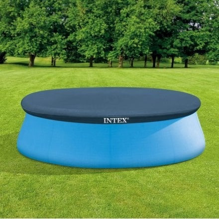 Тент-чохол для басейну Intex 28020 Ø 244 см, захист від сміття та сонця, ПВХ 0.20 мм