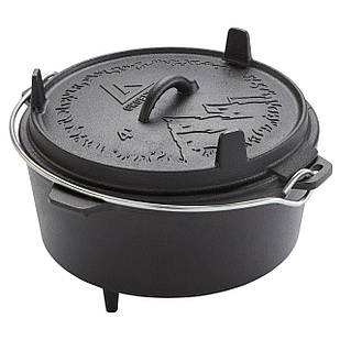 Казан з кришкою Groenberg Askja Pot 25 cm / 4 L Black (266016)