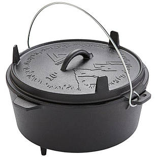 Казан з кришкою Groenberg Askja Pot 33 cm / 10 L Black (266018)