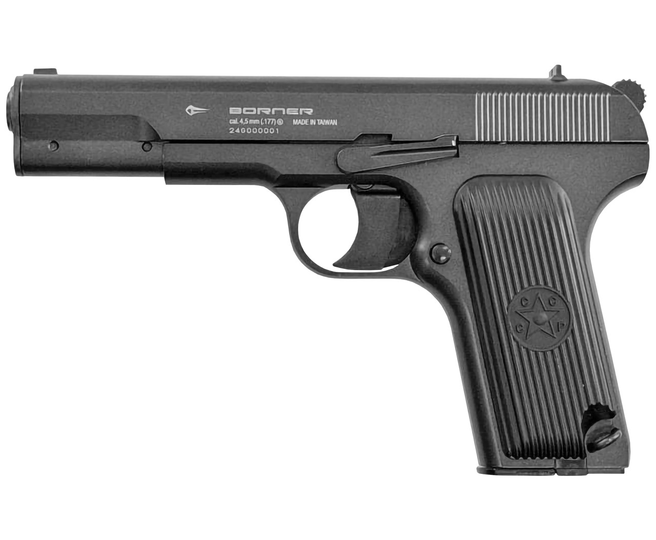 Пневматичний пістолет Borner TT-M (Тульський Токарєв, метал) JGR