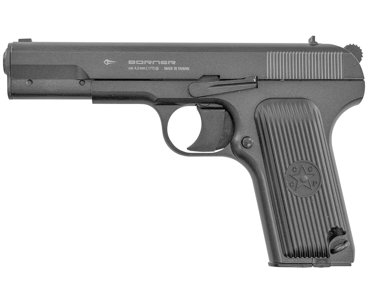 Пневматичний пістолет Borner TT Blowback (Тульський Токарєв, метал) JGR