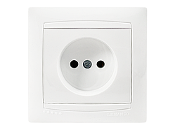 Розетка 1-на Сакура біла LMR1020 Лємансо