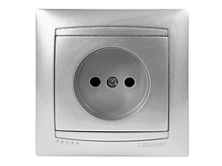 Розетка 1-на Сакура срібло LMR1320 Лємансо