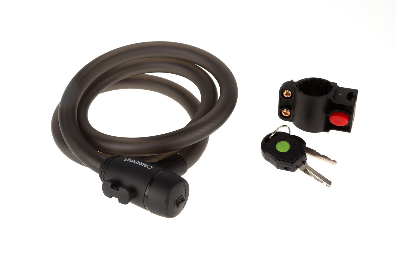 Замок ONRIDE Widest спіральний, під ключ, з кріпленням 15x1200 мм