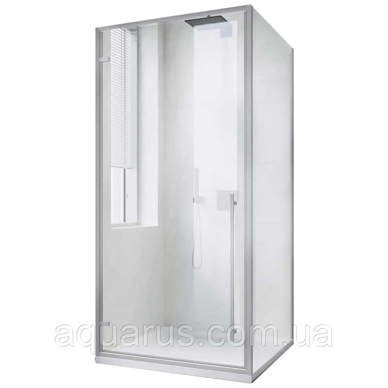 Душова кабіна без піддона Koer SR SC08-90x90x200-TR-01 прозоре скло Easy Clean 6 мм, хром (KR5371)