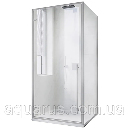 Душова кабіна без піддона Koer SR SC08-90x90x200-TR-01 прозоре скло Easy Clean 6 мм, хром (KR5371), фото 1