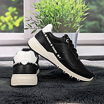 Кросівки жіночі Paolla чорні еко-шкіра з перфорацією 4860, фото 5