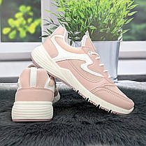 Кросівки жіночі Paolla рожеві еко-шкіра з сіткою 4864, фото 5