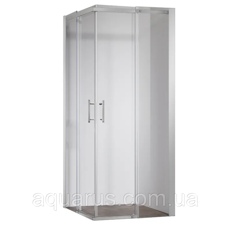 Душова кабіна без піддона Koer SR SC03-90x90x200-TR-01 прозоре скло Easy Clean 6 мм, хром (KR5356)