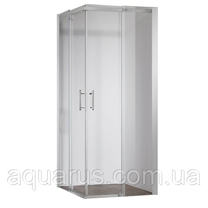 Душова кабіна без піддона Koer SR SC03-90x90x200-TR-01 прозоре скло Easy Clean 6 мм, хром (KR5356), фото 1