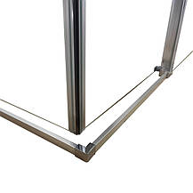 Душова кабіна без піддона Koer SR SC03-90x90x200-TR-01 прозоре скло Easy Clean 6 мм, хром (KR5356), фото 6