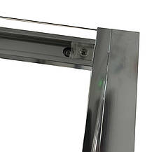 Душова кабіна без піддона Koer SR SC03-100x100x200-TR-01 прозоре скло Easy Clean 6 мм, хром (KR5357), фото 4