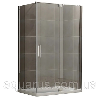 Душова кабіна без піддона Koer SR SC02-120x90x200-TR-01 прозоре скло Easy Clean 8 мм, хром (KR5354), фото 1