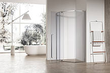 Душова кабіна без піддона Koer SR SC06-100x100x200-TR-01 прозоре скло Easy Clean 8 мм, хром (KR5365), фото 4