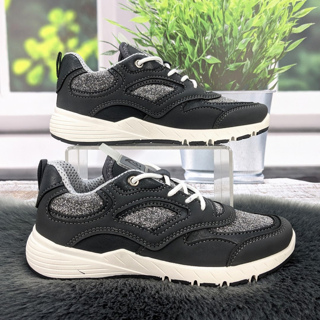 Кросівки жіночі Paolla сірі еко-шкіра з текстильними вставками 4865, фото 1