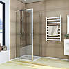 Душова кабіна без піддона Koer SR SC05-90x90x195-TR-01 прозоре скло Easy Clean 6 мм, хром (KR5363), фото 7