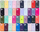 Cиліконовий чохол для iPhone 12 Pro Max - Full Camera з мікрофіброю (Лого), Різні кольори, фото 4