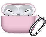Силіконовий чохол з карабіном для Apple Airpods Pro, Різні кольори, фото 4