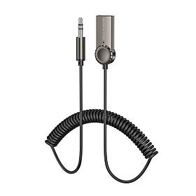 Bluetooth-ресивер BOROFONE BC56 Peaceful car AUX BT receiver with cable Metal Gray yL.
