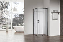 Душова кабіна без піддона Koer SR SC03-90x90x200-TR-07 прозоре скло Easy Clean 6 мм, графіт (KR5359), фото 5
