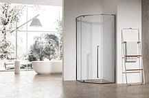 Душова кабіна без піддона Koer SR SC06-90x90x200-TR-07 прозоре скло Easy Clean 8 мм, графіт (KR5366), фото 5