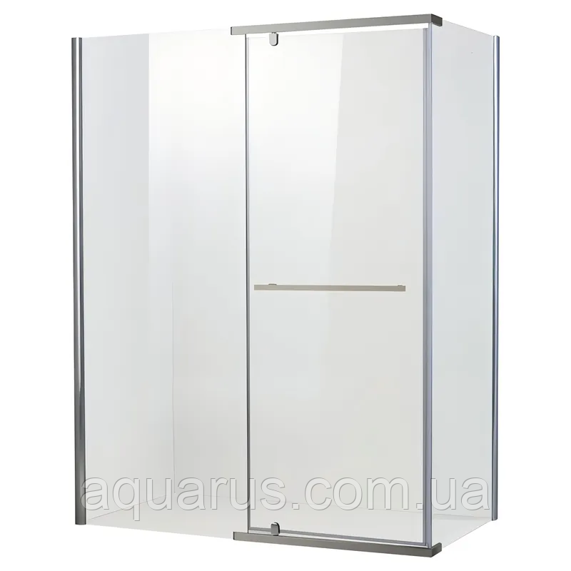 Душова кабіна без піддона Koer SR SC01-120x80x200-TR-01 прозоре скло Easy Clean 8 мм, хром (KR5353)