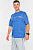 Футболка чоловіча батальна синього кольору 200454M, фото 2