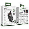 Мережевий зарядний пристрій ACEFAST A111 PD67W / QC4.0 with retractable cable, Black, фото 3