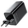 Мережевий зарядний пристрій ACEFAST A111 PD67W / QC4.0 with retractable cable, Black, фото 5