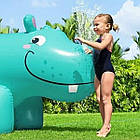Надувна іграшка з розприскувачем Jumbo Hippo Bestway 52569 Дитячий Надувний Розбризкувач, фото 5