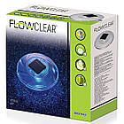 Світлодіодна лампа-поплавок для басейну на сонячній батареї Bestway 58111 Підсвічування для басейну, фото 10