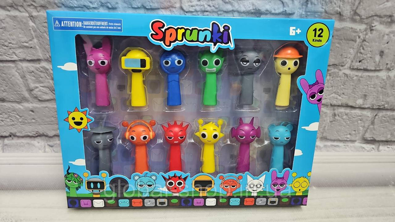 Набір фігурок Пружнки Incredibox Sprunki, 12 в 1