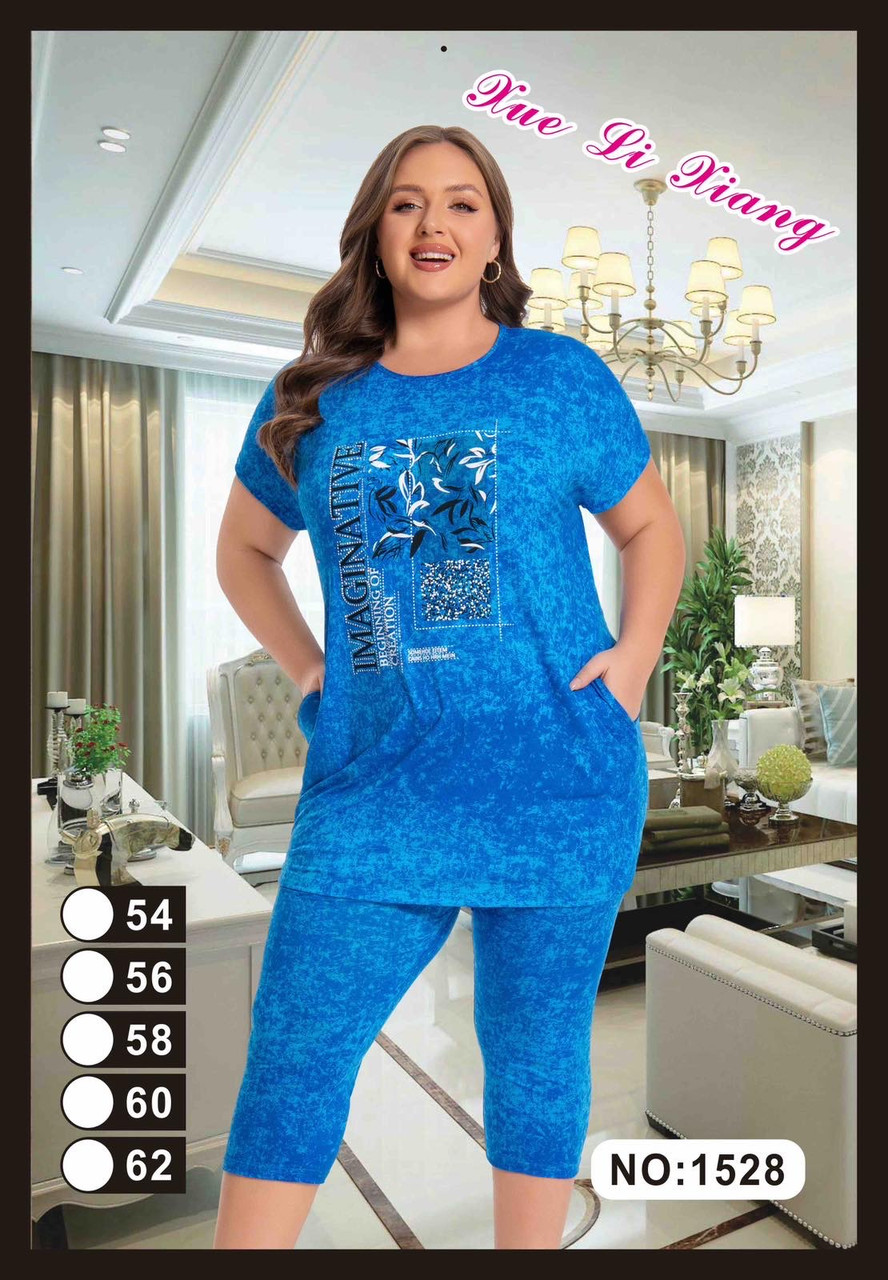 Костюм напівбатальна трикотаж 4XL-6XL (5 шт), фото 1