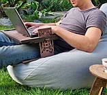 Столик для ноутбука з дерева, фото 2